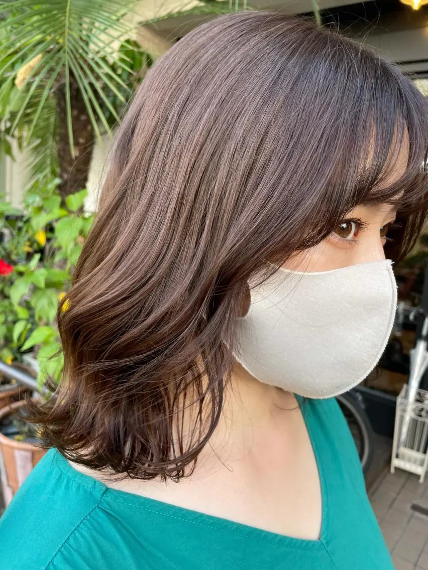 ミディアム カラー AKALA HAIR 西宮店 Juriのヘアスタイル