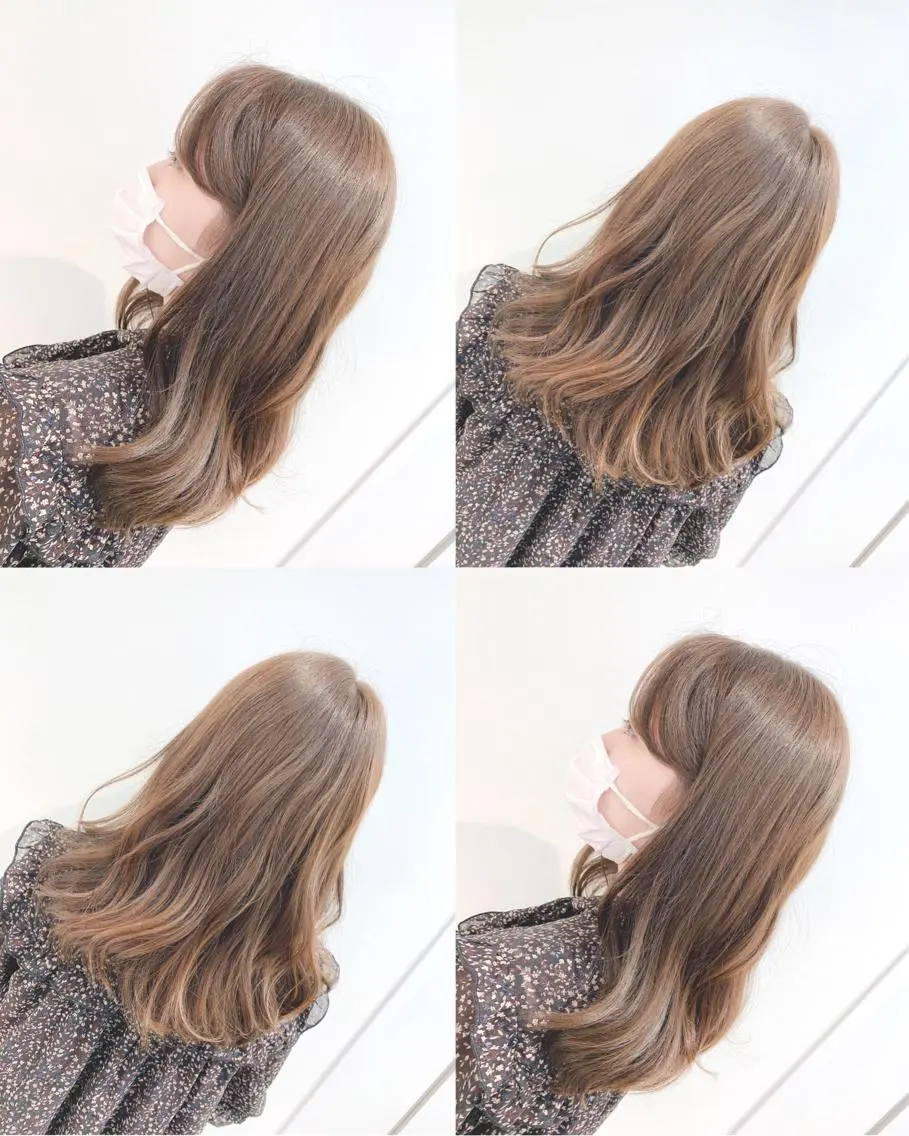 セミロング カラー 【悩み解決!美髪へ】 店長 平間 響のヘアスタイル