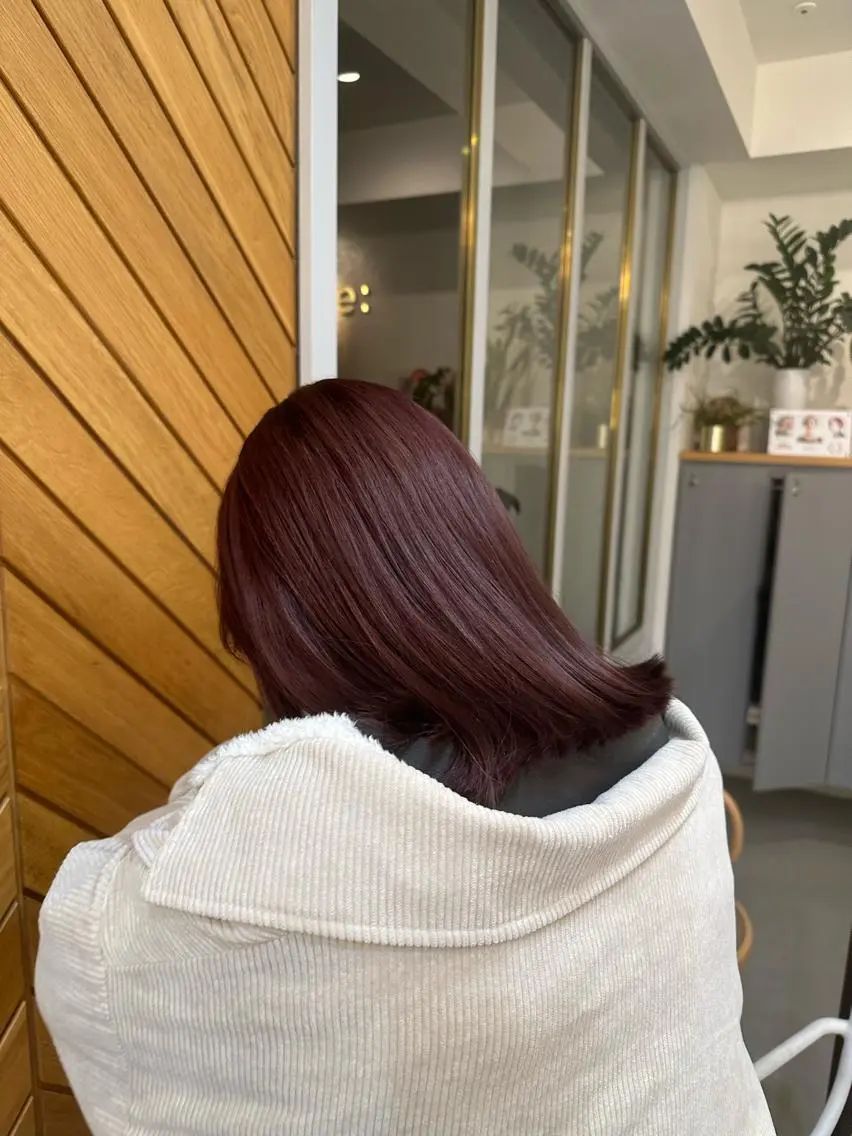 カラー 加藤 利奈のヘアスタイル