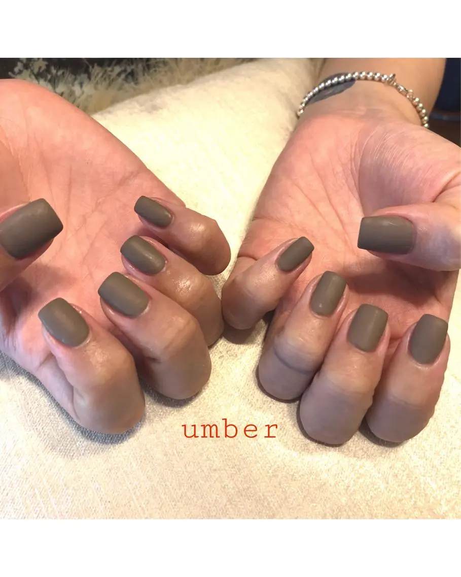 ネイル アートネイル クリアネイル 長さ出し フットネイル マグネットネイル ハンドネイル umber 三茶1分のネイルデザイン