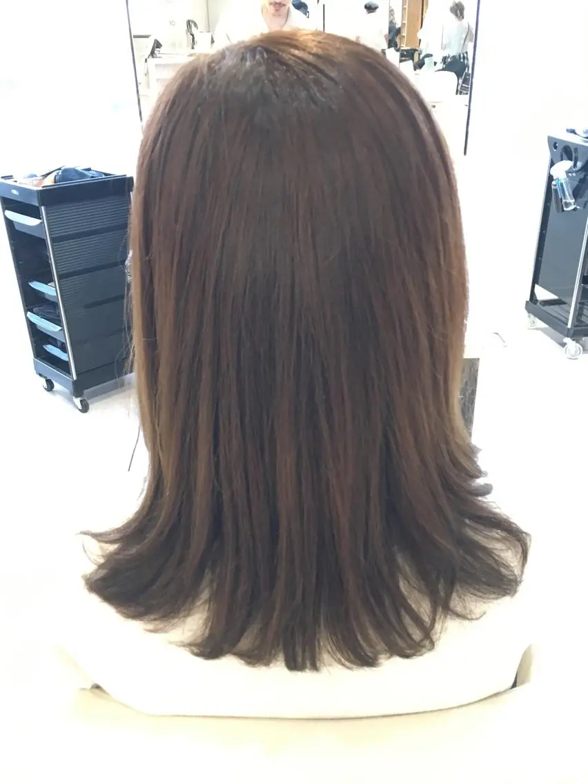 ミディアム カラー ヘアアレンジ 金子 富士のヘアスタイル