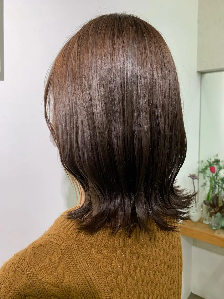 ミディアム ヘアアレンジ 外ハネヘア 🐝岡本 柚葉🐝のヘアスタイル