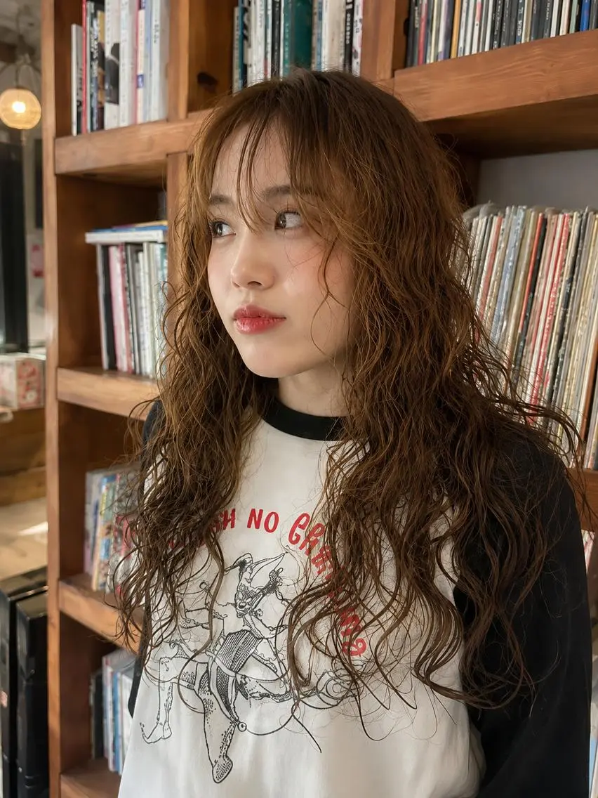 ロング パーマ ロング パーマ 児玉 蒼空のヘアスタイル