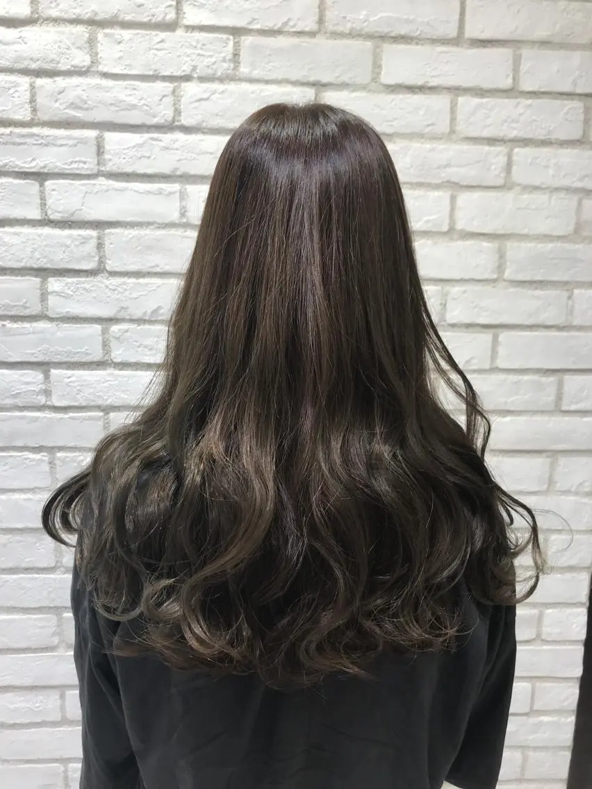 セミロング カラー ブルーカラー ブルージュ グラデーションカラー Ash 戸田公園店のヘアスタイル