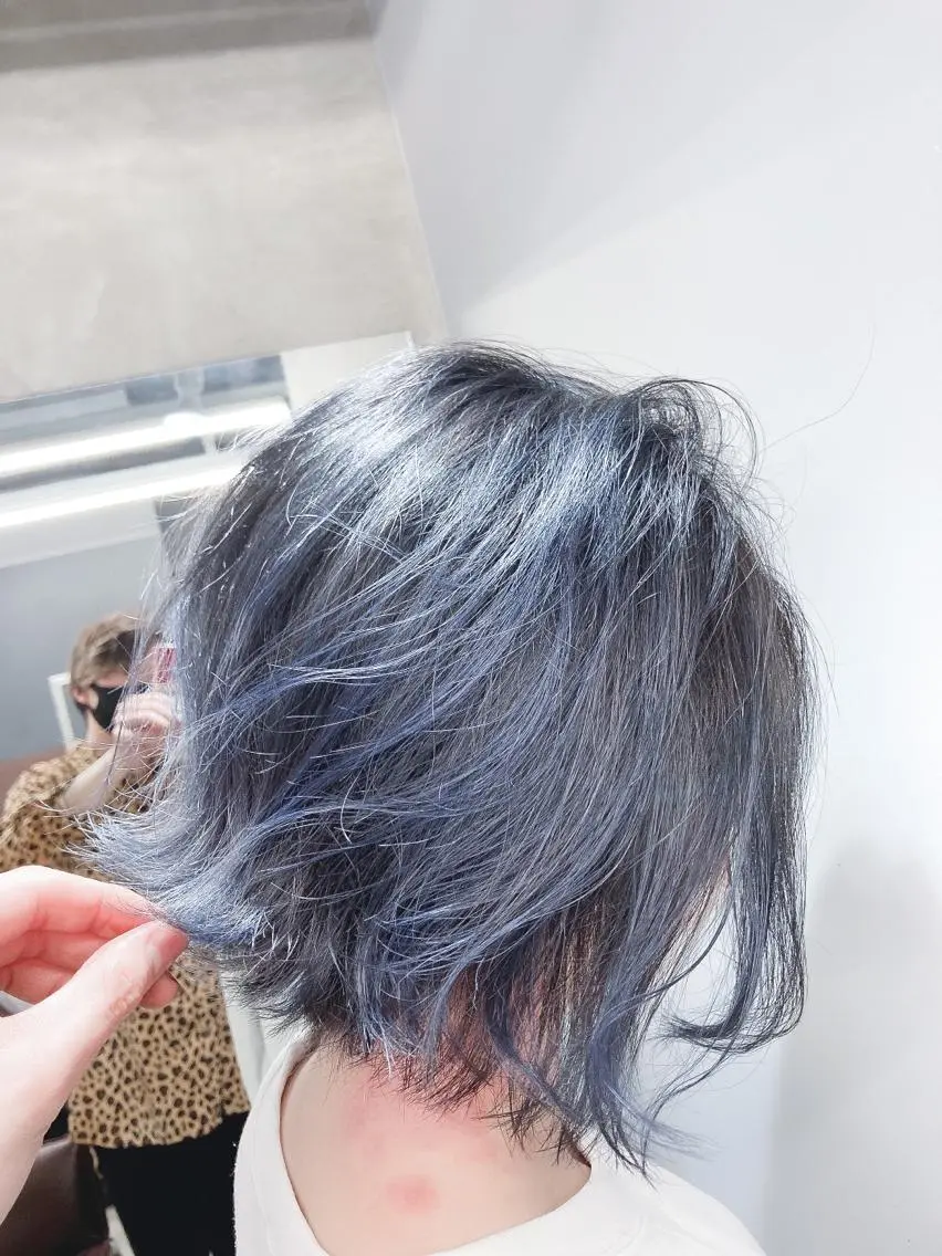 ショート カラー ヘアアレンジ ✨美髪矯正×髪質改善 🍎カイト🍎渋谷のヘアスタイル