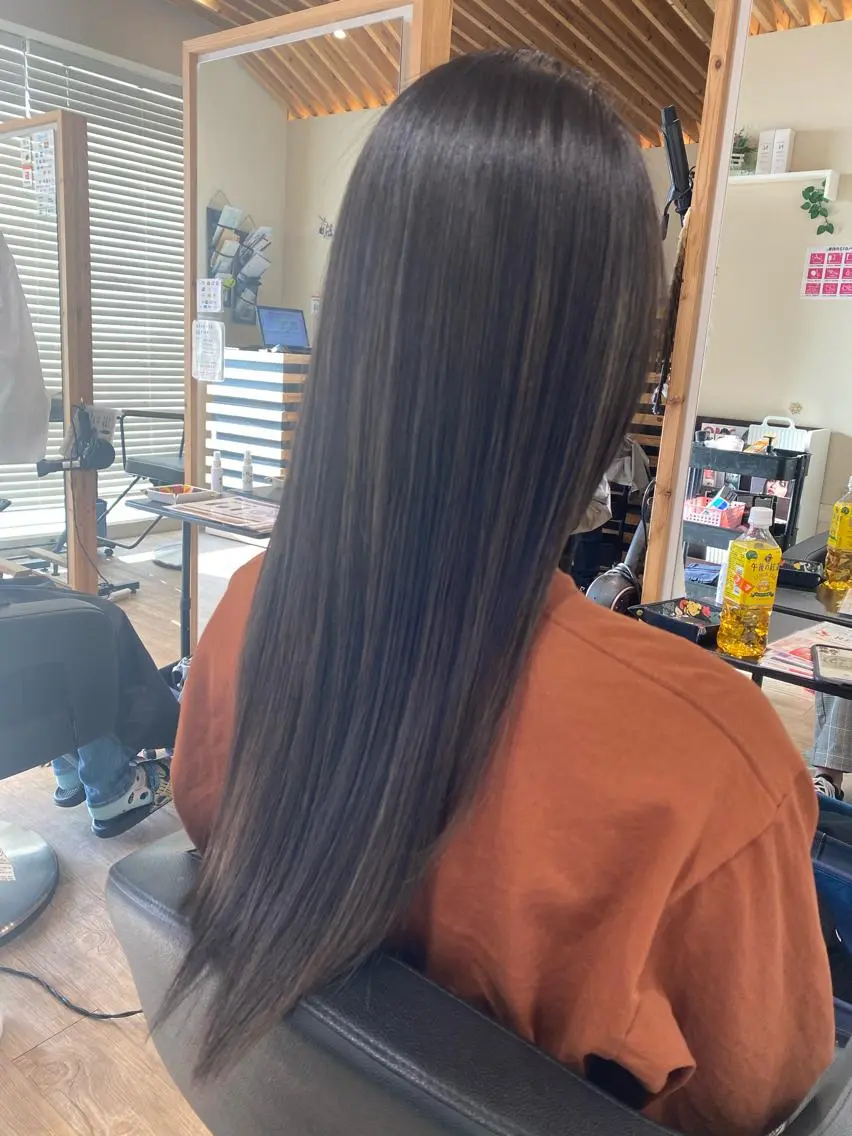 ロング カラー パーマ 関口 友行のヘアスタイル