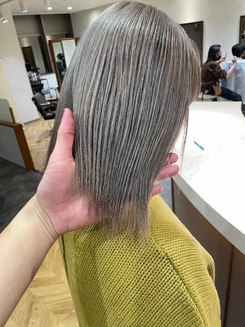 ミディアム 塚本 征也のヘアスタイル