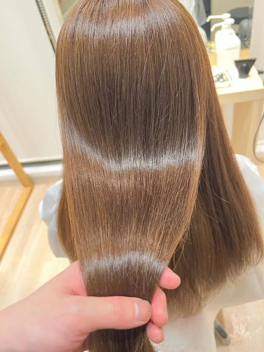 ロング カラー トリートメント 外国人対応 佐久間のヘアスタイル