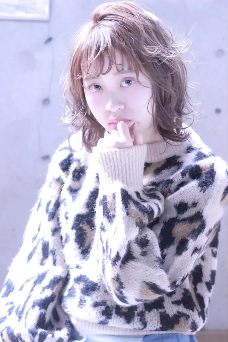 ミディアム 及川 光のヘアスタイル
