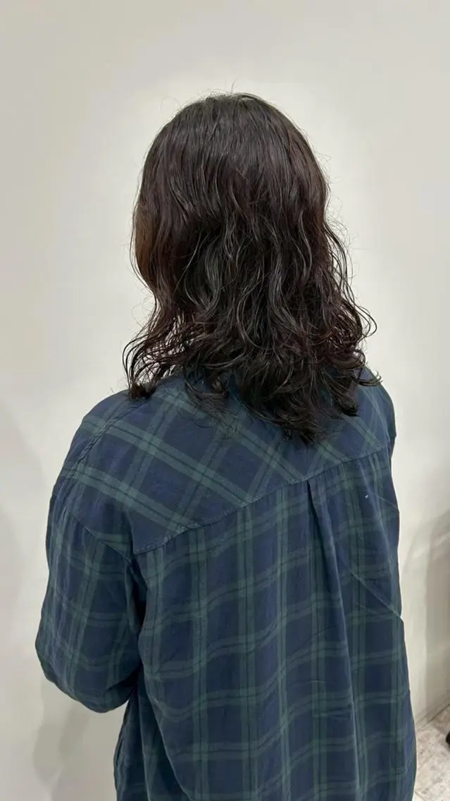 パーマ ミディアム パーマ特化✨/肥後 有紗のヘアスタイル
