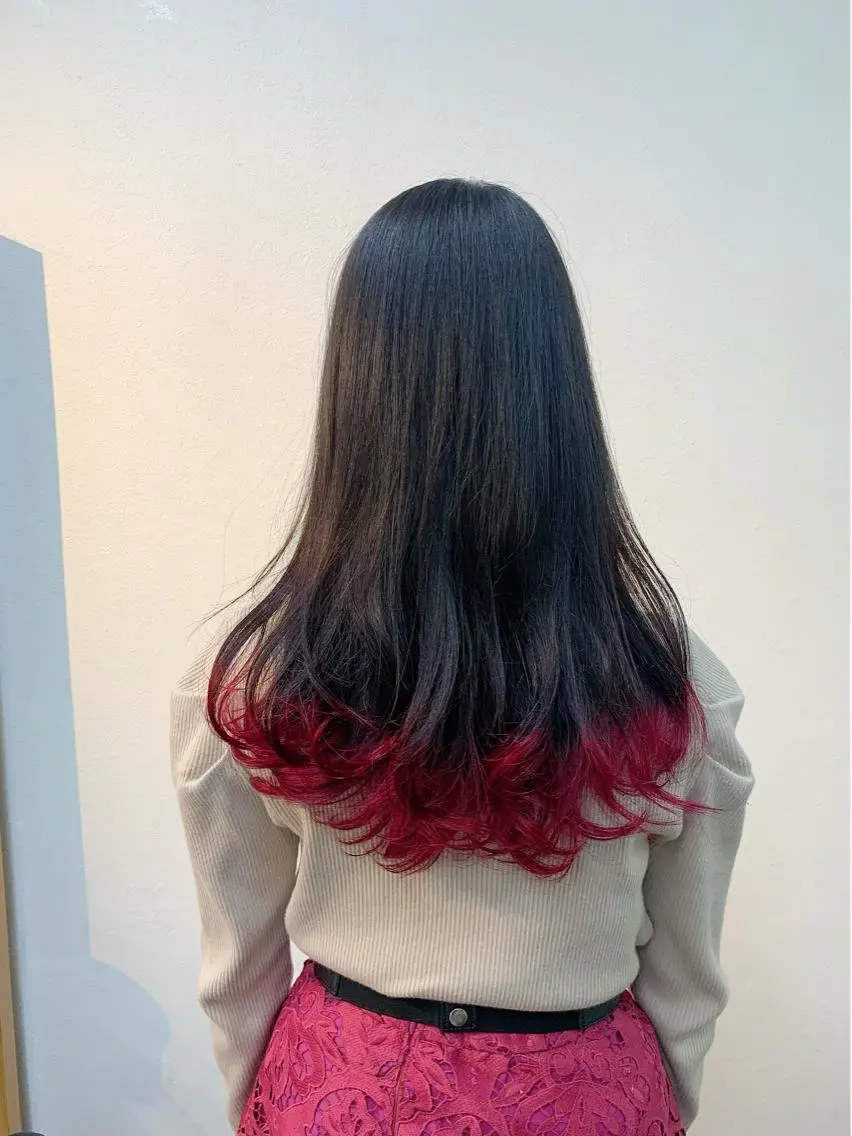 セミロング hama yukiのヘアスタイル
