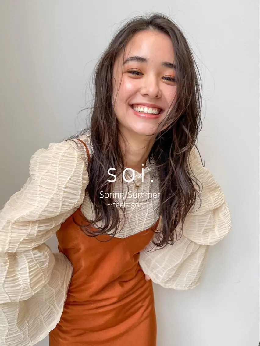 ロング カラー カット ヘアカラー UMEDA FIGAROのヘアスタイル