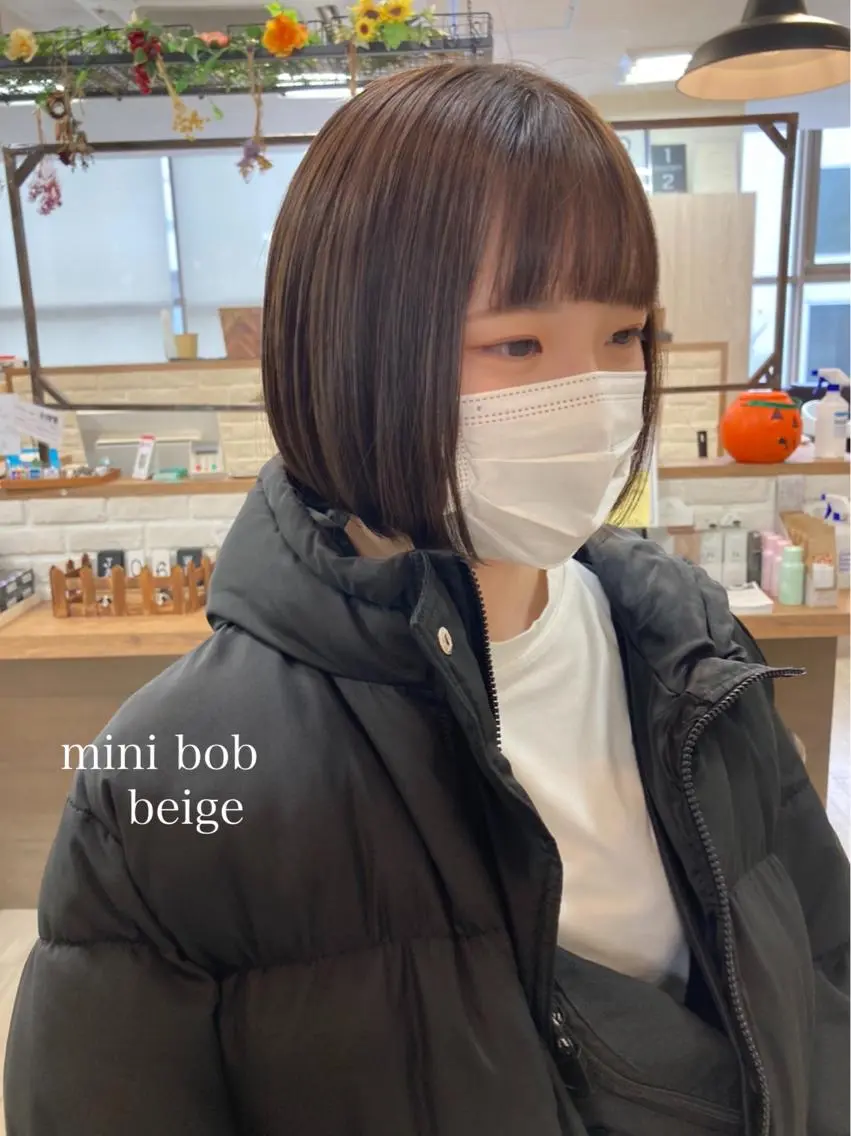 ショート カラー 切りっぱなしボブ ショートボブ ハンサムショート ベージュカラー ボブ カット ヘアカラー トリートメント 初めてのショート お任せください✂️のヘアスタイル