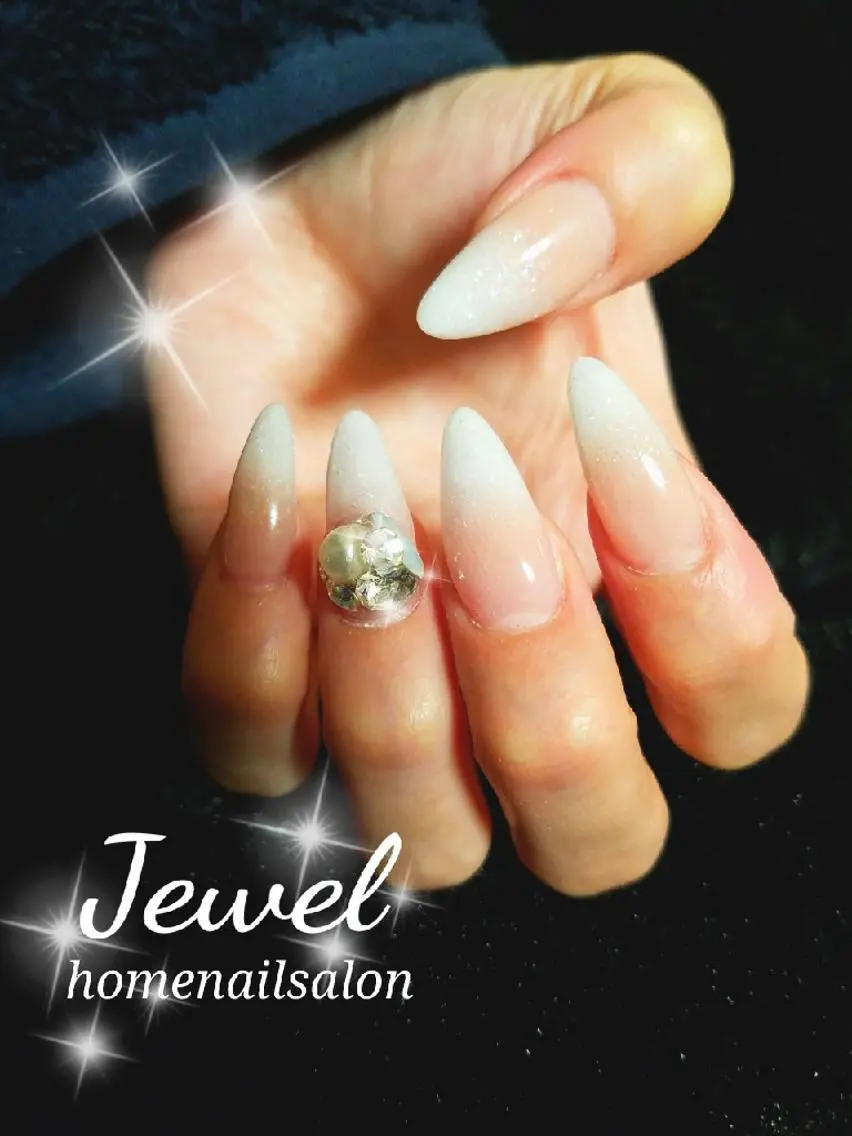 ネイル スカルプネイル ハンドネイル ＪＥＷＥＬ ＮＡＩＬのネイルデザイン