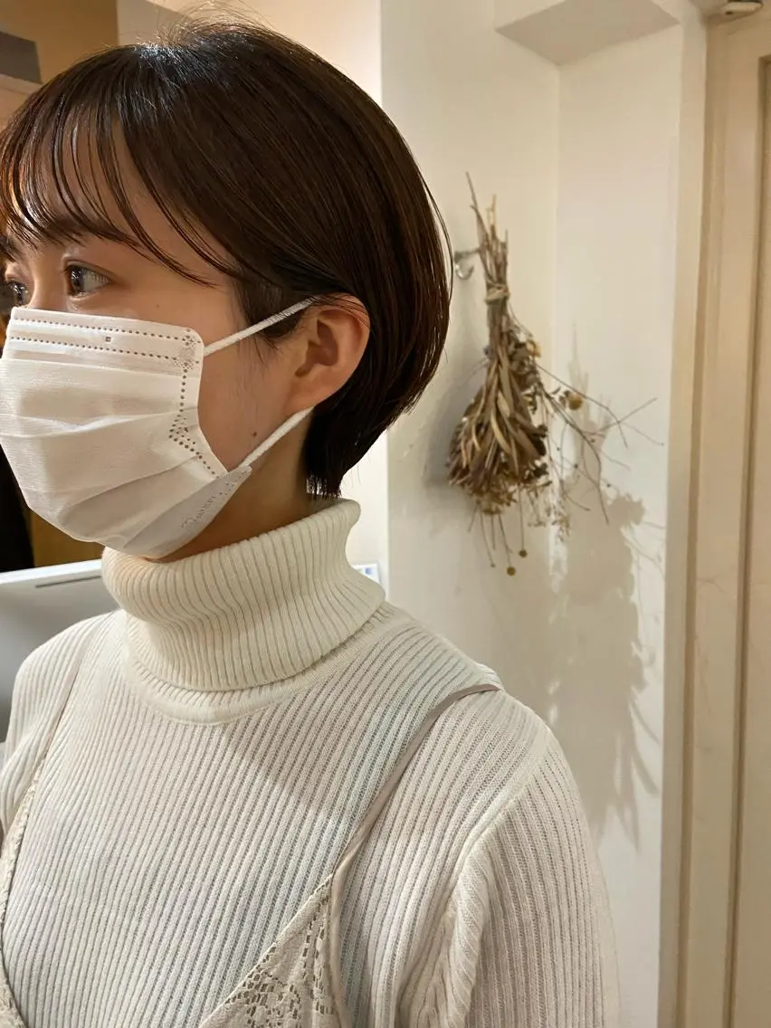 ショート ショートヘア SALTWATER AYARIのヘアスタイル