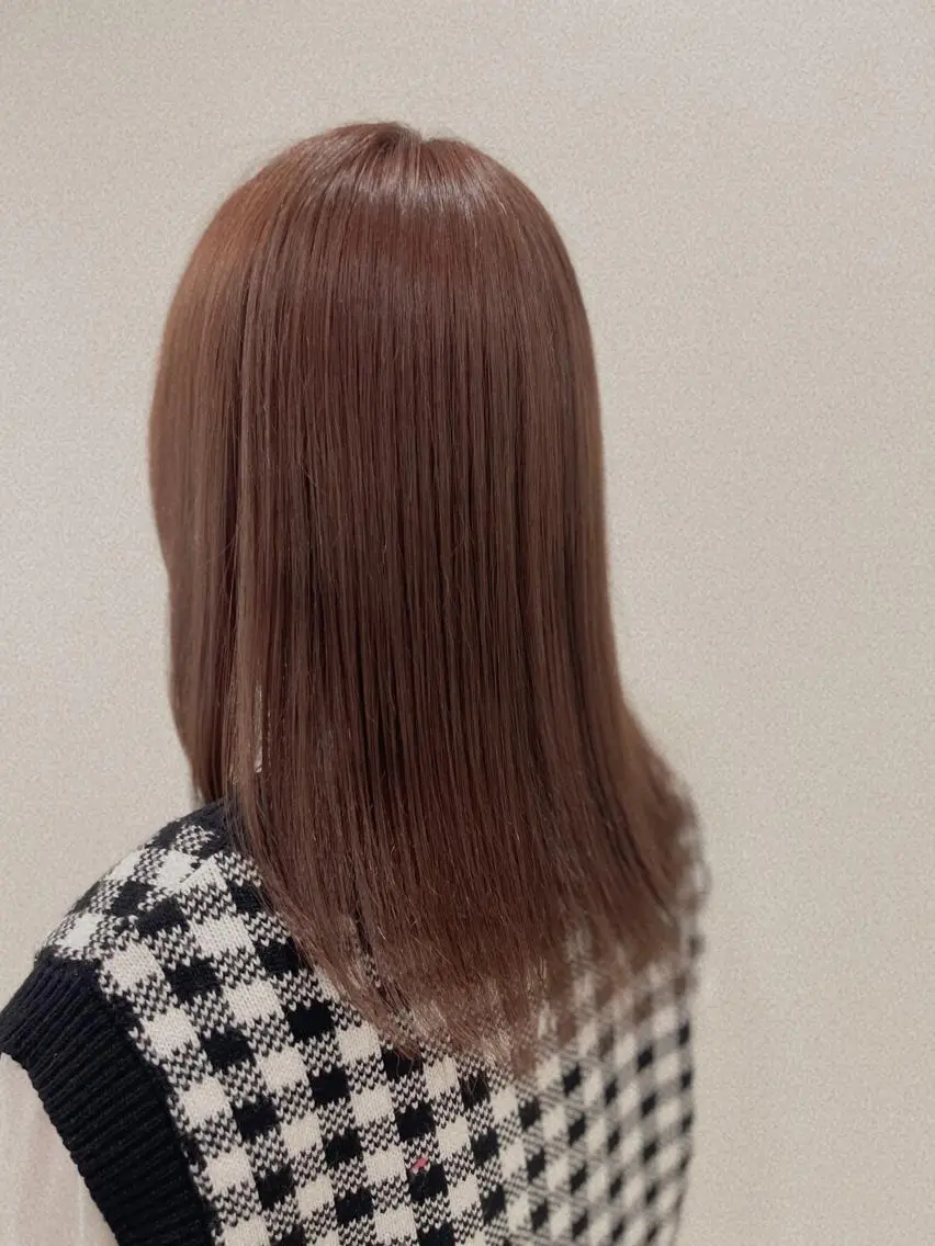セミロング ヘアカラー 千葉 たかしのヘアスタイル