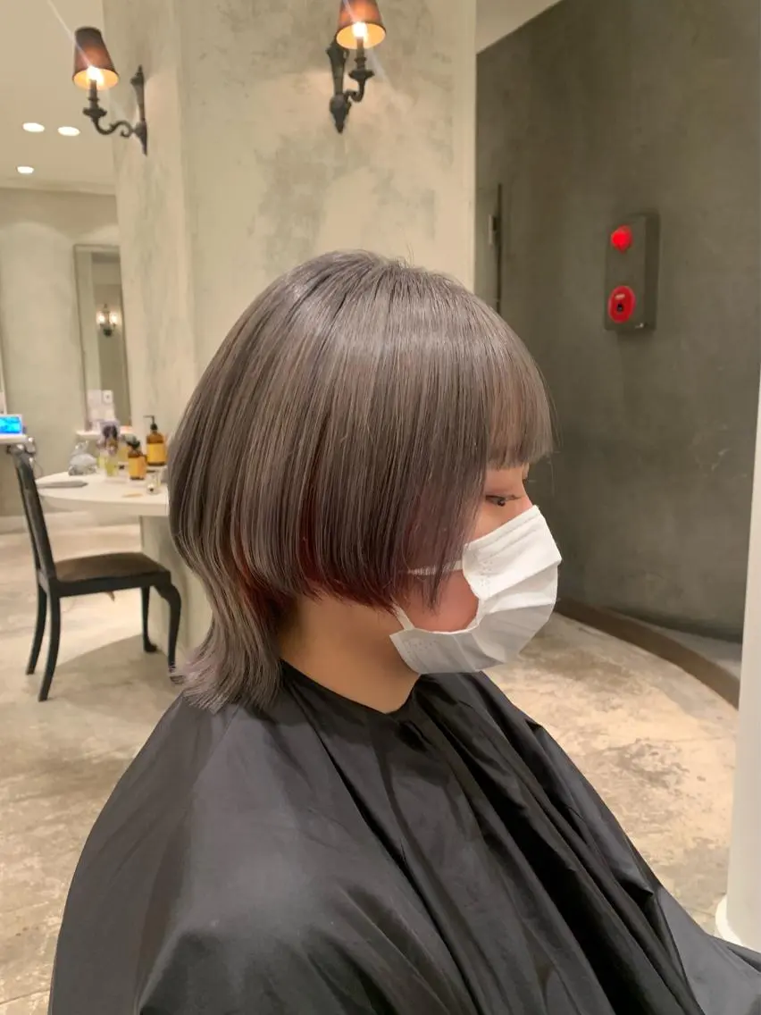 ミディアム カラー Takahashi Yuriのヘアスタイル