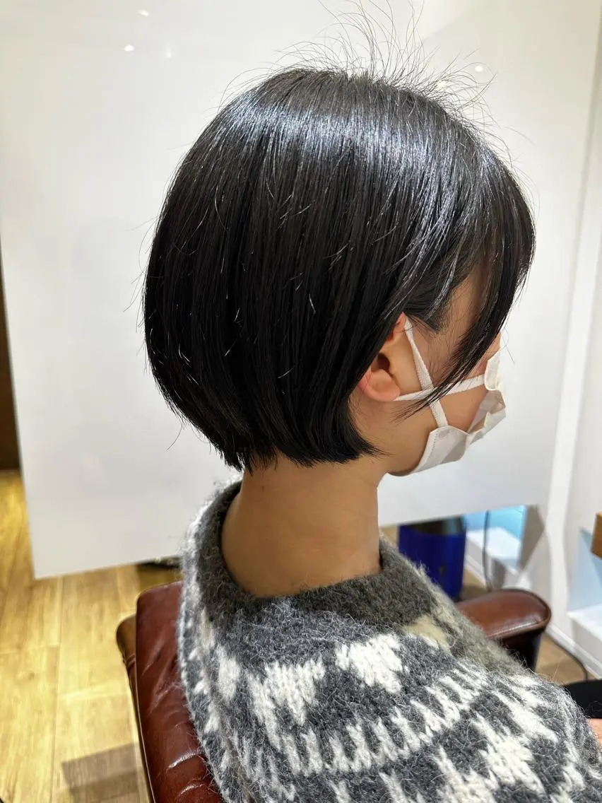 ショート 前田 加奈子のヘアスタイル