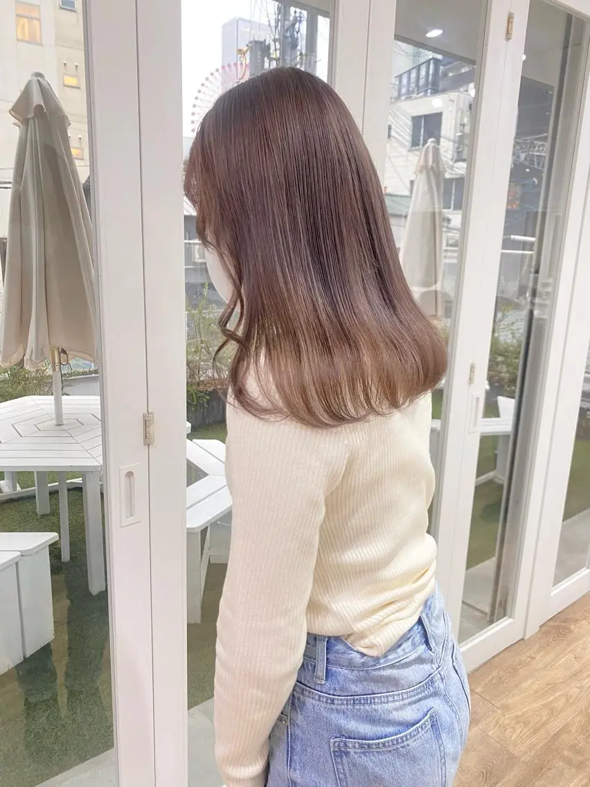 カラー 🌷柔らかクリーミー 🤍kirari🌷のヘアスタイル