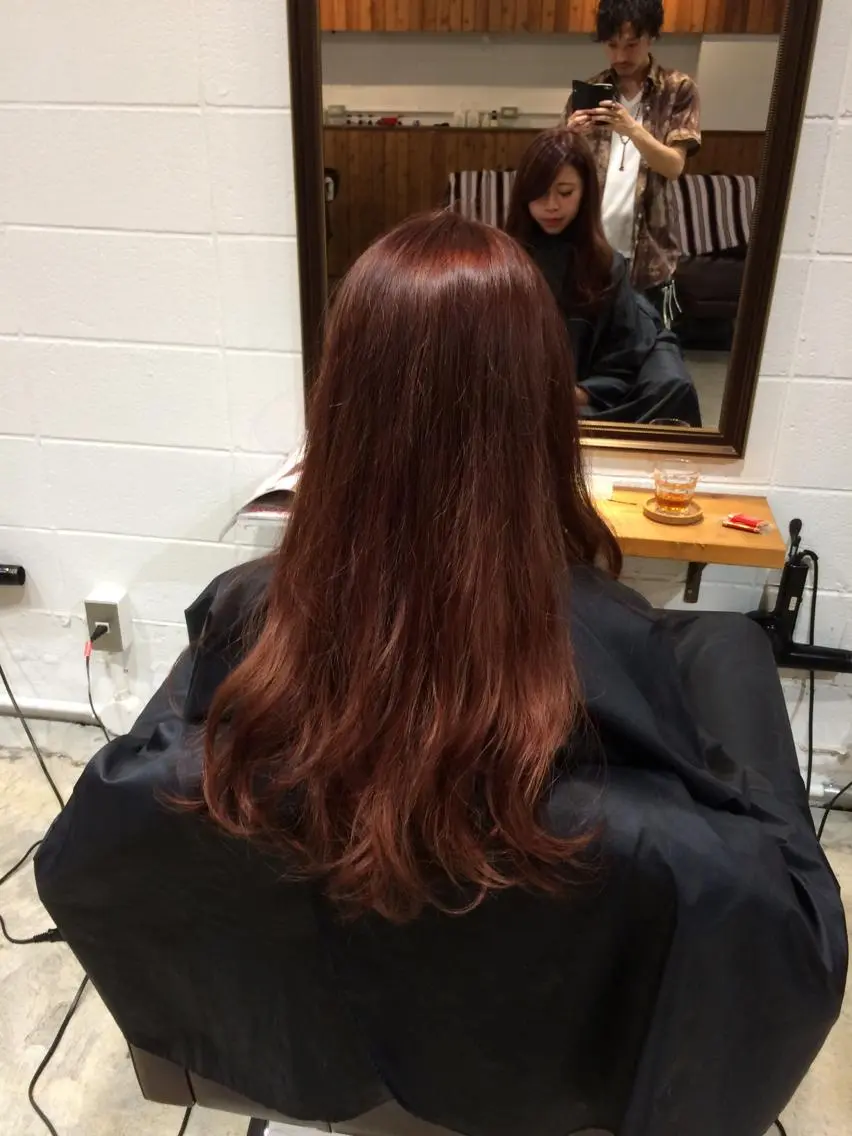 ショート ミディアム セミロング ロング カラー パーマ ヘアアレンジ メンズ グラデーションカラー Forest. -髪質改善-のヘアスタイル