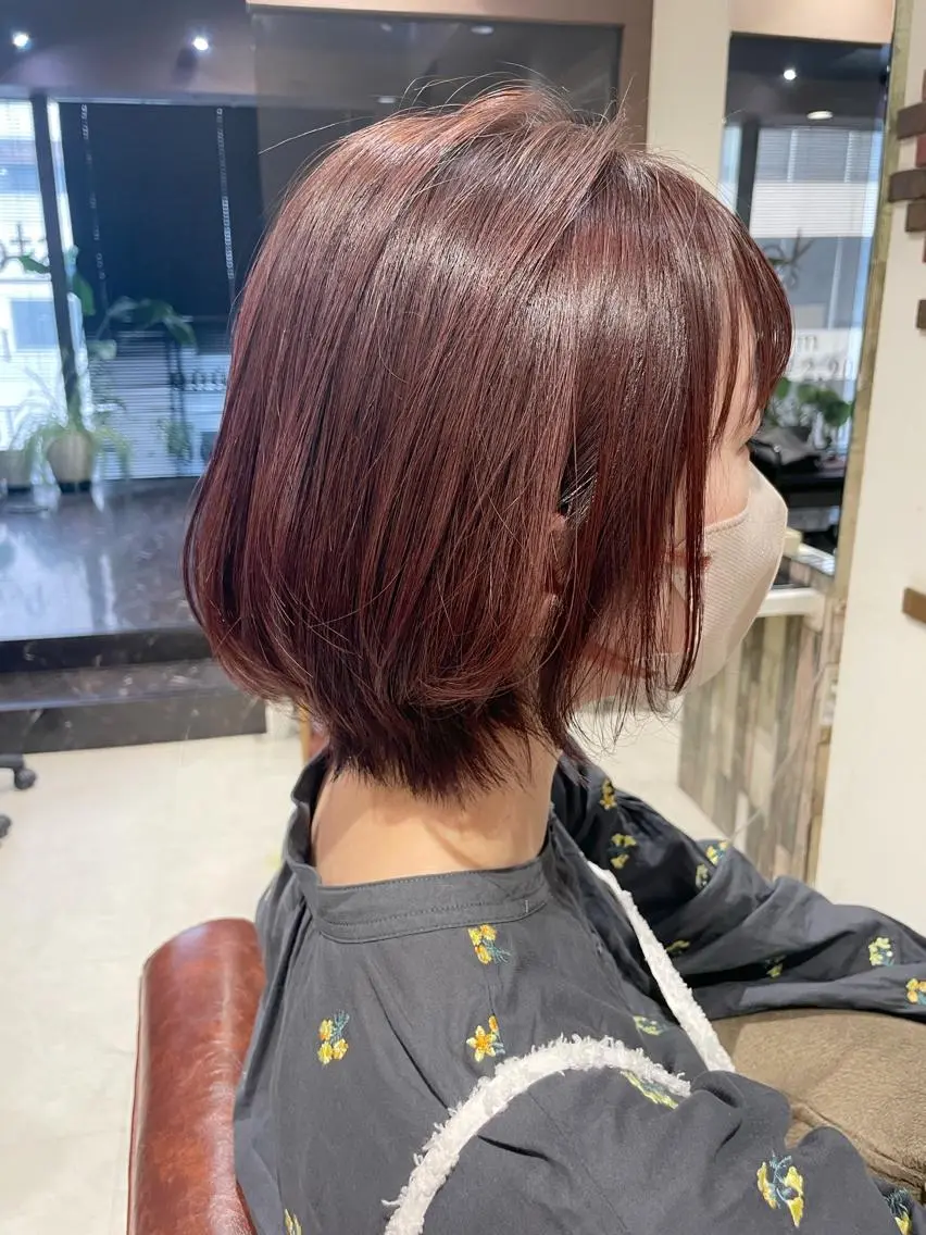 ミディアム カラー KAI RIKAのヘアスタイル