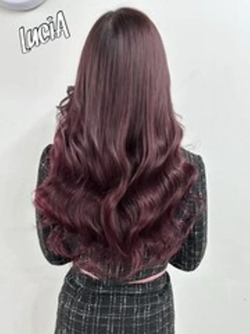 カラー ロング ヘアアレンジ LuciAエクステ カラーNANAのヘアスタイル