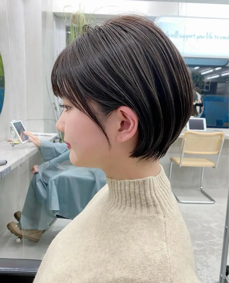 ショート ショートヘア カット トリートメント 👑ボブはお任せ ミヤノ👑のヘアスタイル