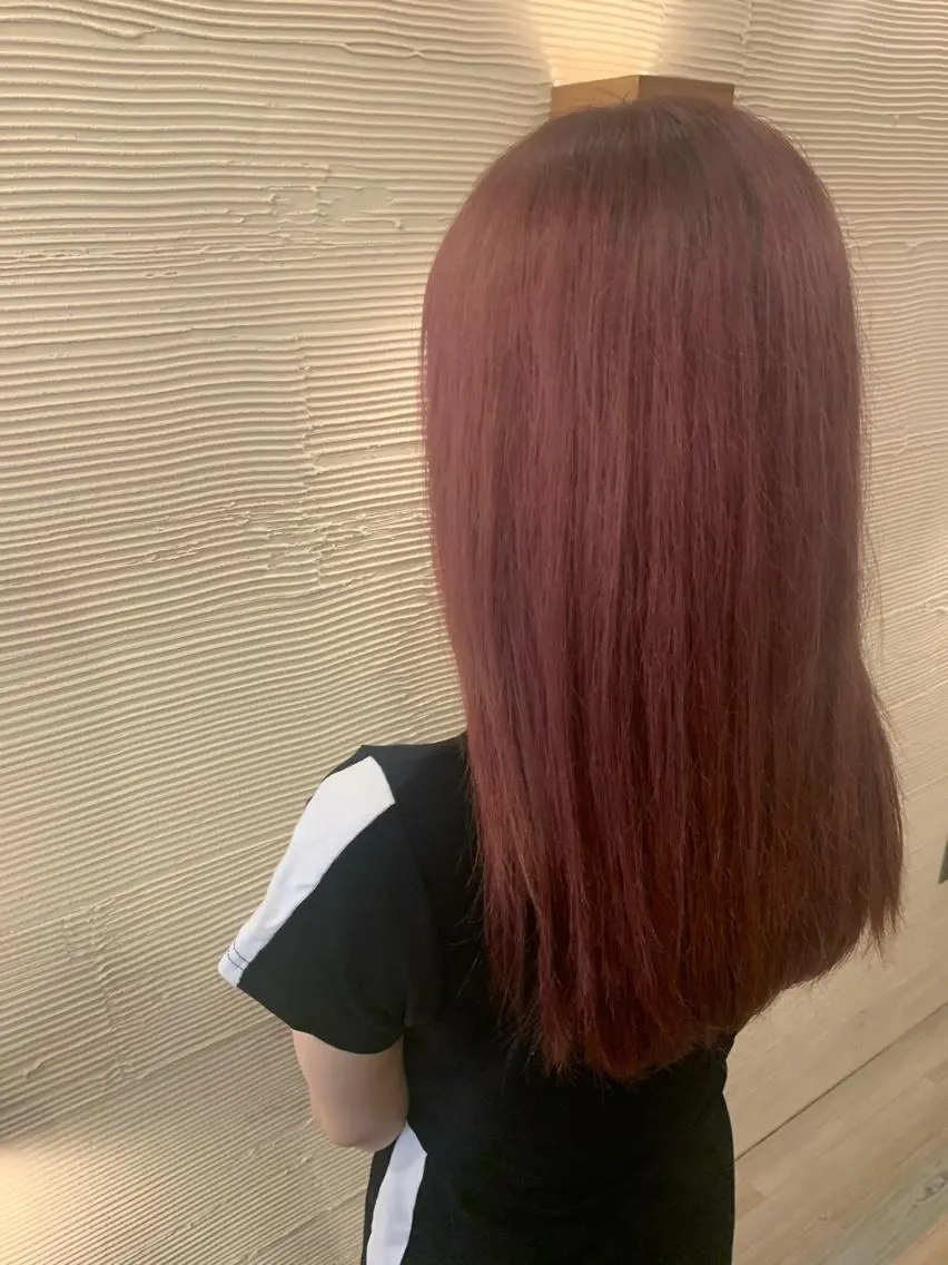カラー アッシュ ピンクカラー ピンクアッシュ VIE.ORNER 浦安店　三上真弥のヘアスタイル