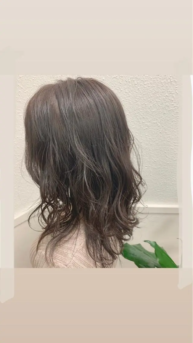 ミディアム ヘアカラー 韓国 縮毛矯正 髪質改善 木村のヘアスタイル
