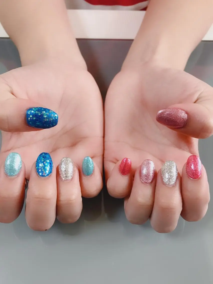 ネイル 長さ出し ハンドネイル Masuko Yasukaのネイルデザイン