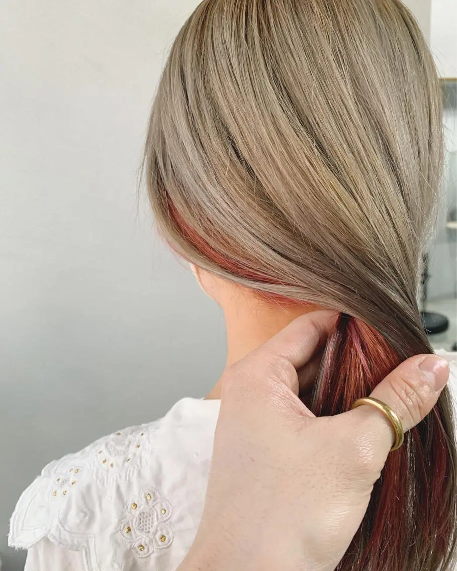 ロング カラー ボブパーマコテ巻き風 パーマNo1深江秀平のヘアスタイル