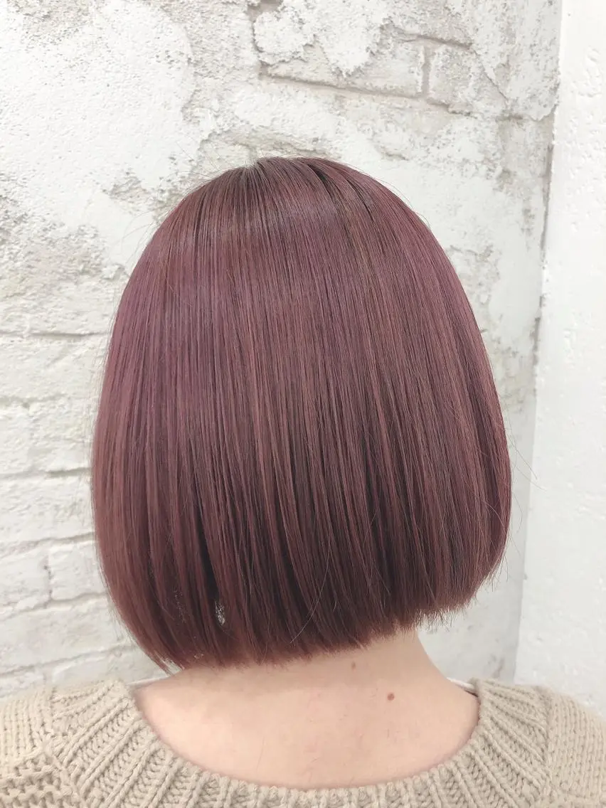 ショート カラー カット ヘアカラー 縮毛矯正 トリートメント ヘッドスパ ヘアセット ️韓国ヘア／レイヤー カットYūka❤️のヘアスタイル