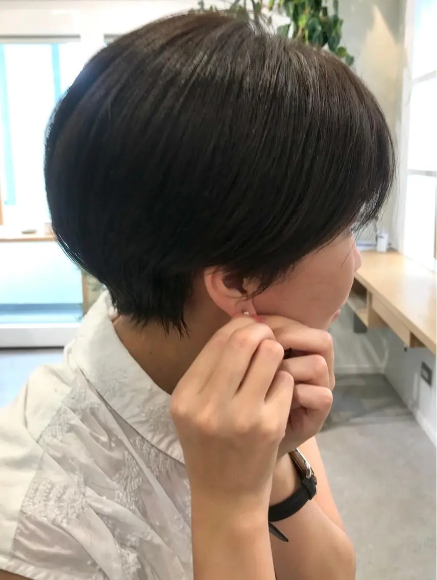 ショート カラー ハンサムショート ショートヘア 表参道【髪質改善】 宮嶋勇太のヘアスタイル