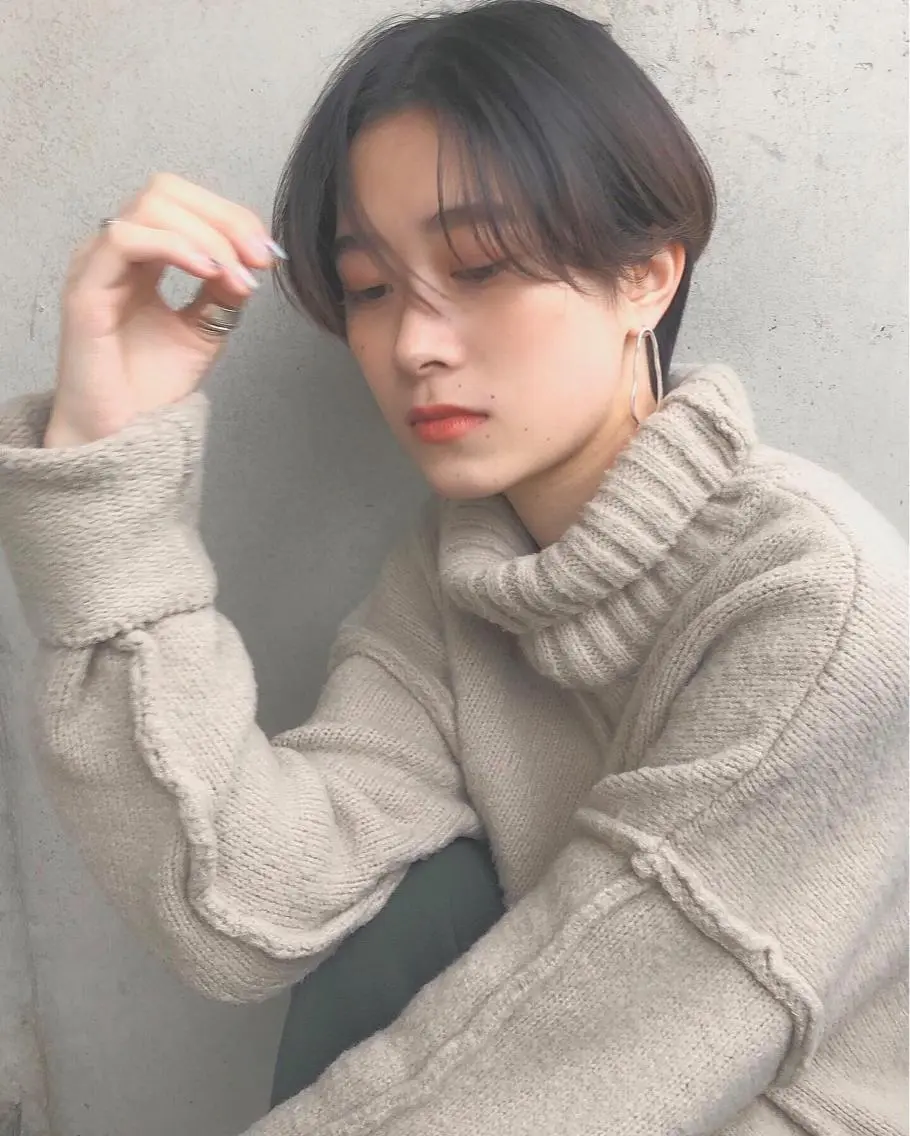 ショート カラー パーマ 🍊千葉 未来🍊店長のヘアスタイル