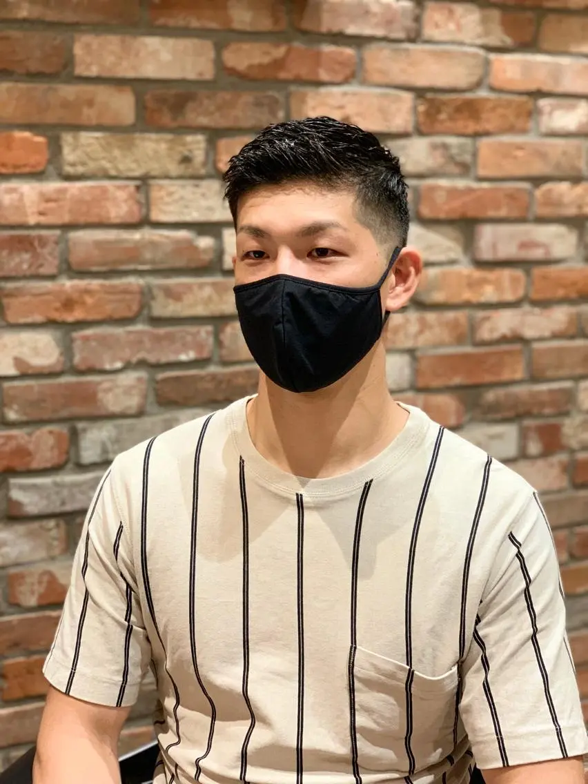 ショート パーマ 田中 千恩のヘアスタイル