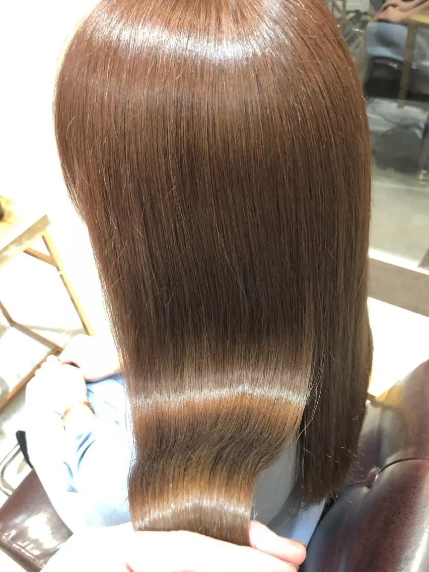 ロング カット 縮毛矯正 トリートメント 小山内 龍一郎 店長のヘアスタイル