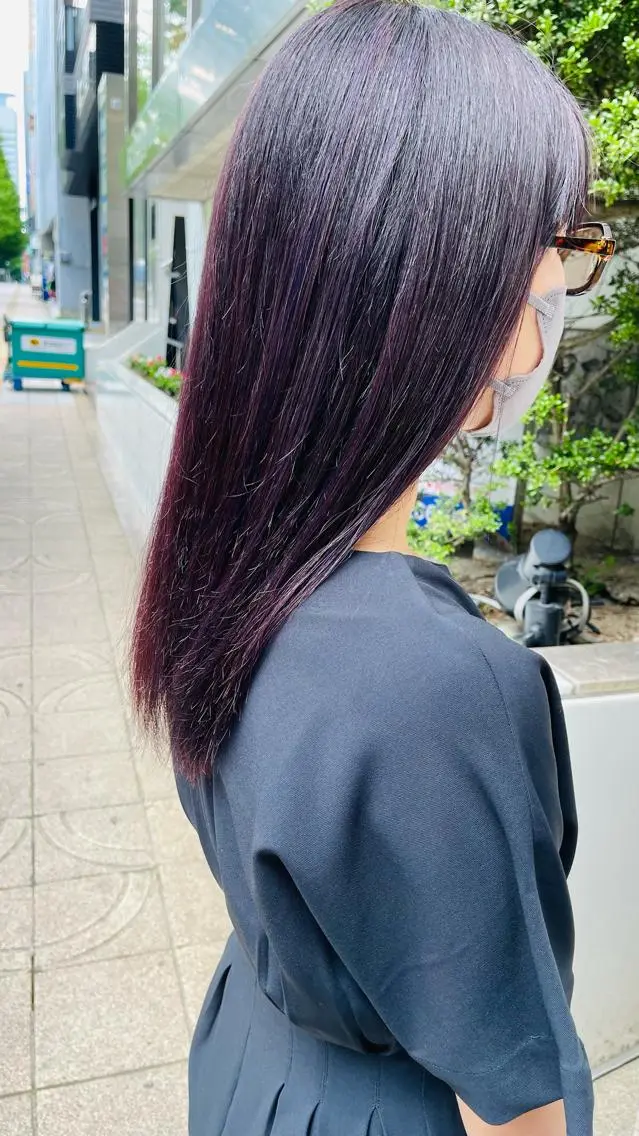 ロング カラー 🇰🇷韓国ヘア 🇰🇷ナミユウのヘアスタイル