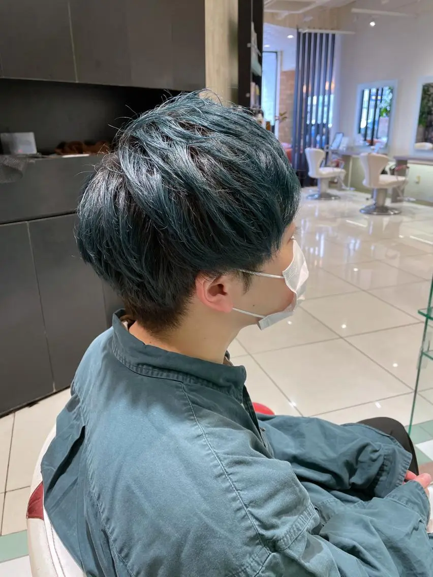 ショート カラー メンズ 中野 竜介のヘアスタイル