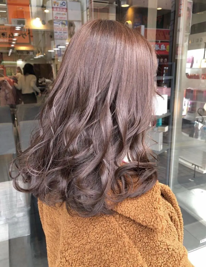 セミロング カラー ブリーチ イルミナカラー ブリーチなしカラー Kimura Miyukiのマツエク・マツパデザイン