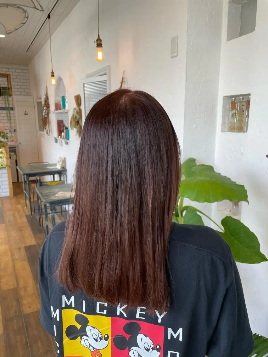 ミディアム カラー ヘアカラー 🌸小掛🌸 豊橋外国人風カラーのヘアスタイル