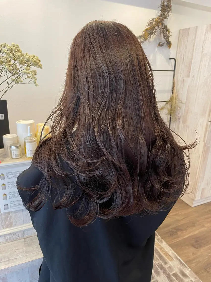 ロング カラー レイヤーカット カット ヘアカラー トリートメント m ā l o.🌷 サカモトマイコのヘアスタイル