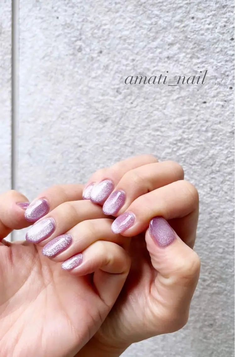 ネイル アニマル柄 ジェルネイル マグネットネイル ミラーネイル ニュアンスネイル ハンドネイル amati_nail TAKAKOのネイルデザイン