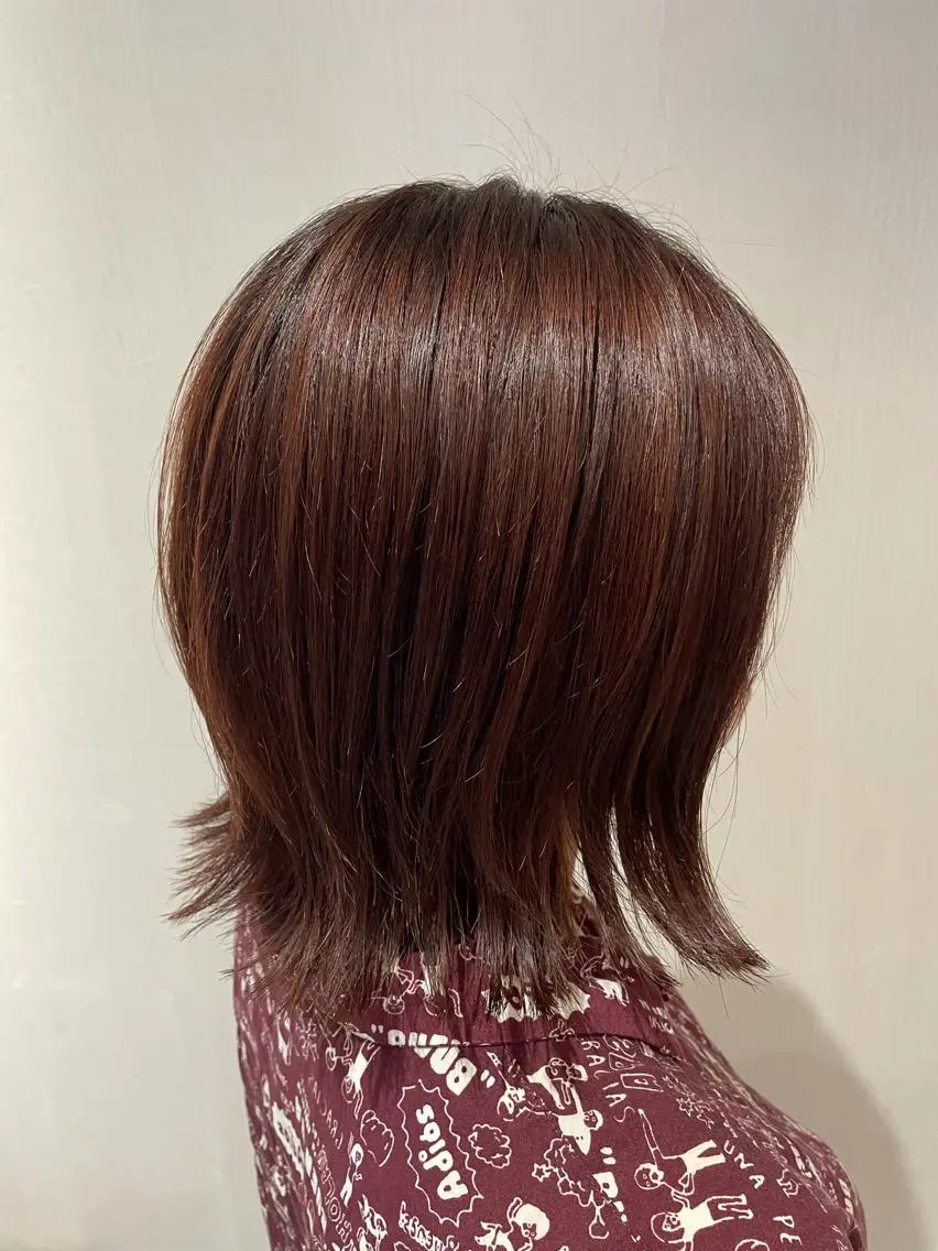 ショート 外ハネヘア トリートメント ナチュラル🧡可愛い MINAMIのヘアスタイル