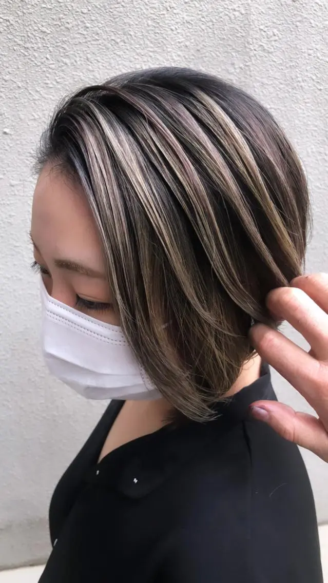 ショート レイヤーカット ショートヘア 圧倒的美髪ストレート ツダケイタロウのヘアスタイル