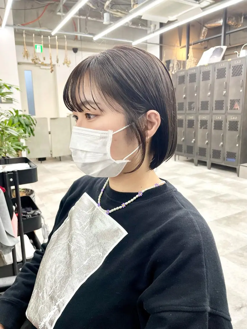 ショート カラー ヘアカラー トリートメント ブリーチ&髪質改善 TAIGAのヘアスタイル