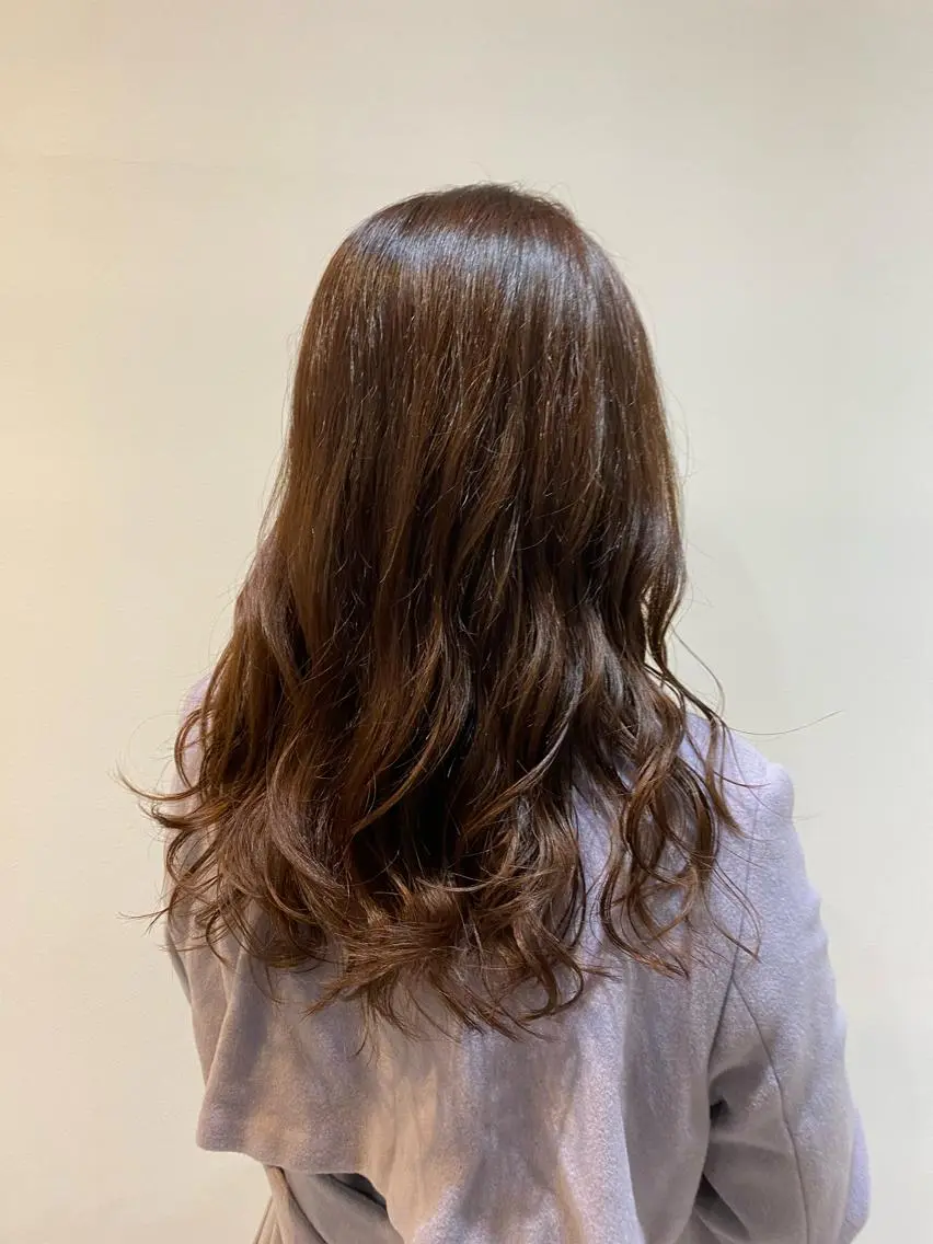 ロング カラー カット ヘアカラー トリートメント 大人かわいい×艶髪 🤍塩川のヘアスタイル