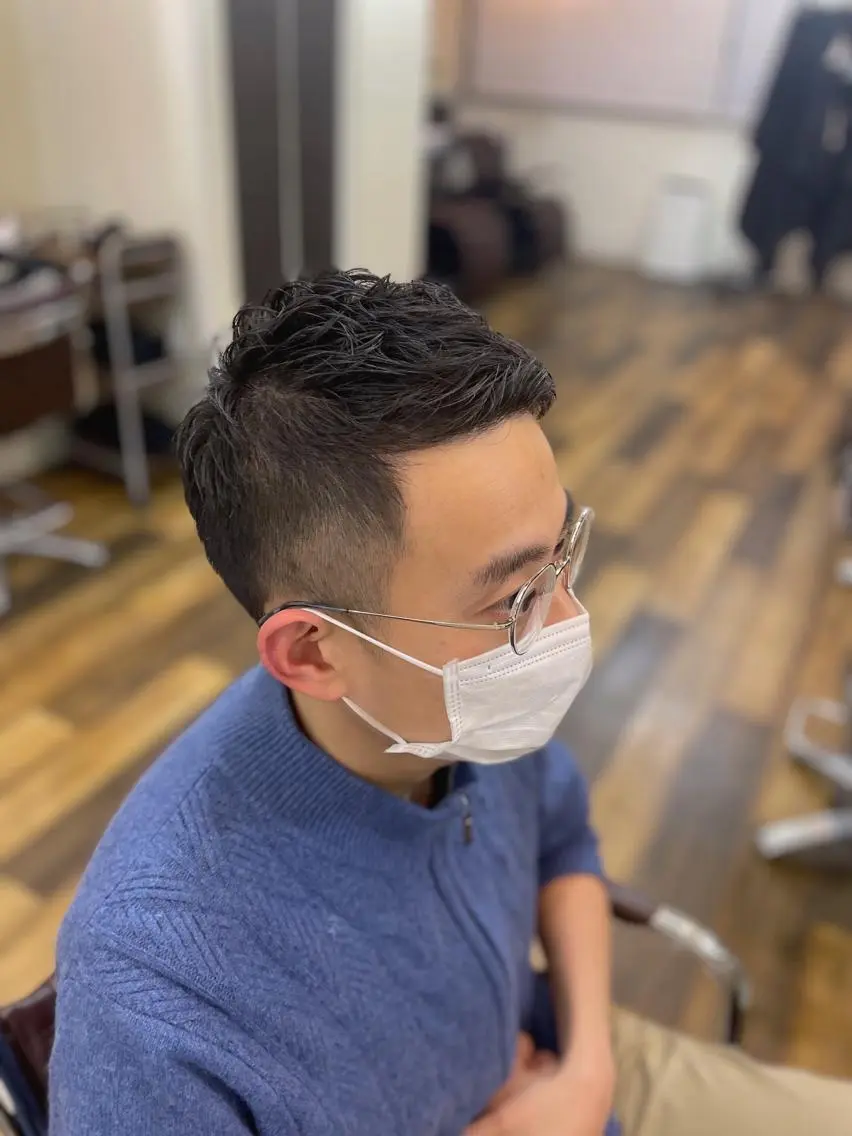 メンズ モヒカン ソフトモヒカン 髪質改善🫧艶カラー 🫧💙佐藤真優のヘアスタイル