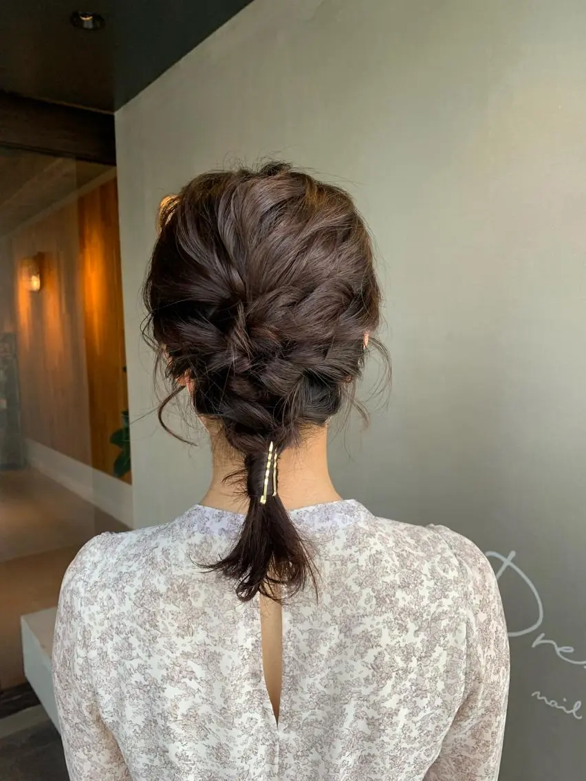 ミディアム カット ヘアカラー ピンクカラー/ mana🎀のヘアスタイル