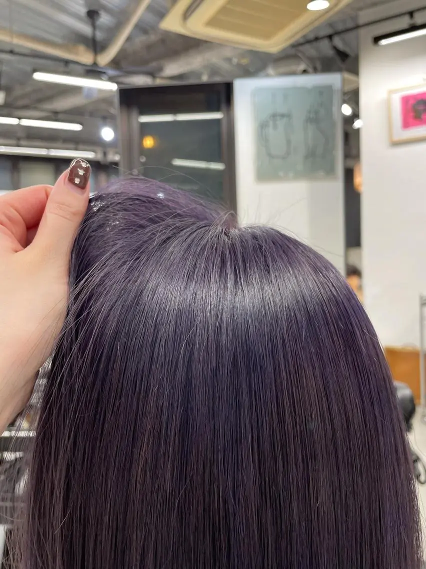 セミロング カラー ヘアアレンジ ヘアカラー トリートメント 韓国/ハイトーン/ ボブ🎀MIKU🎀のヘアスタイル