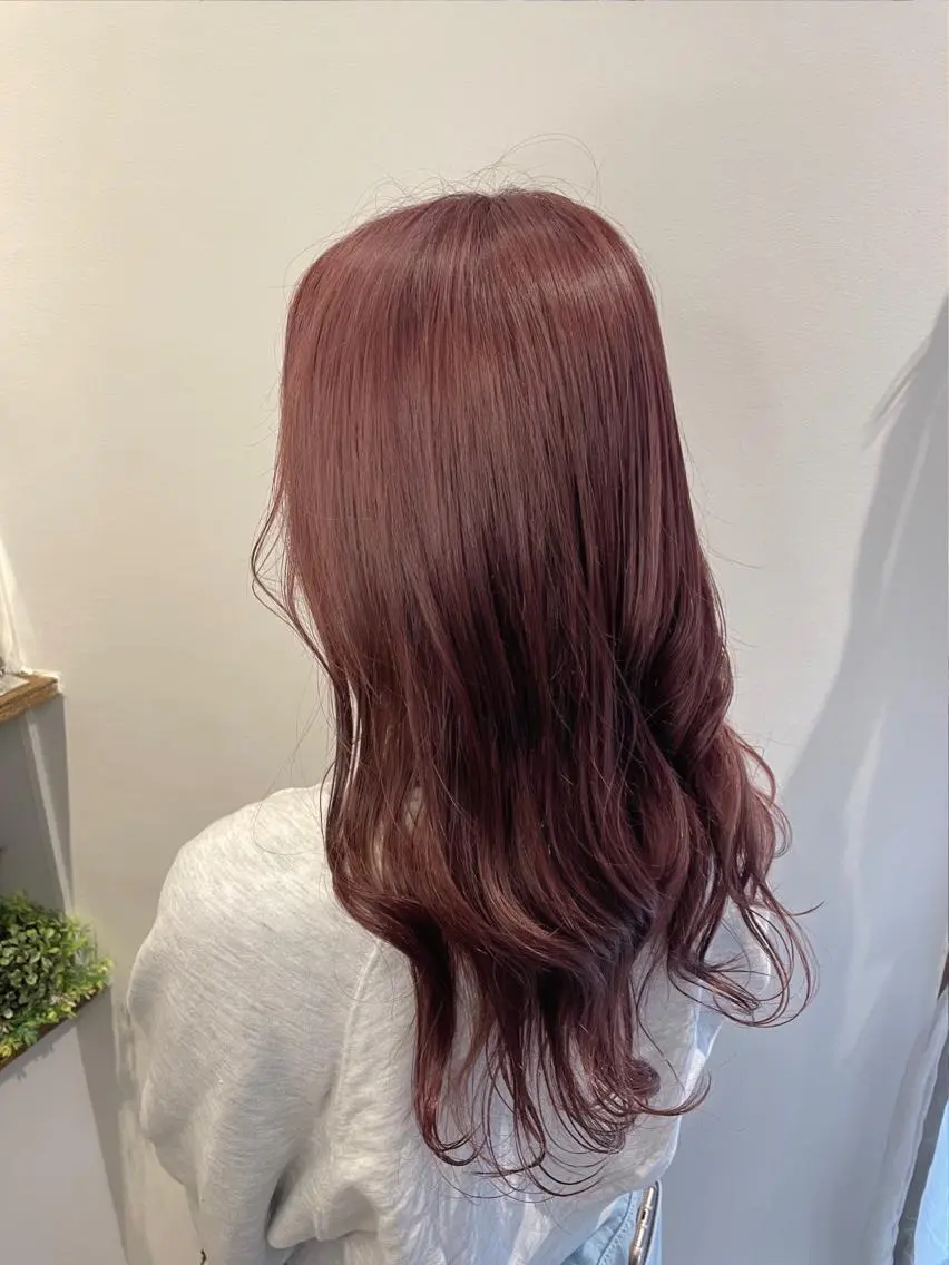 ロング カラー 大西 暦のヘアスタイル